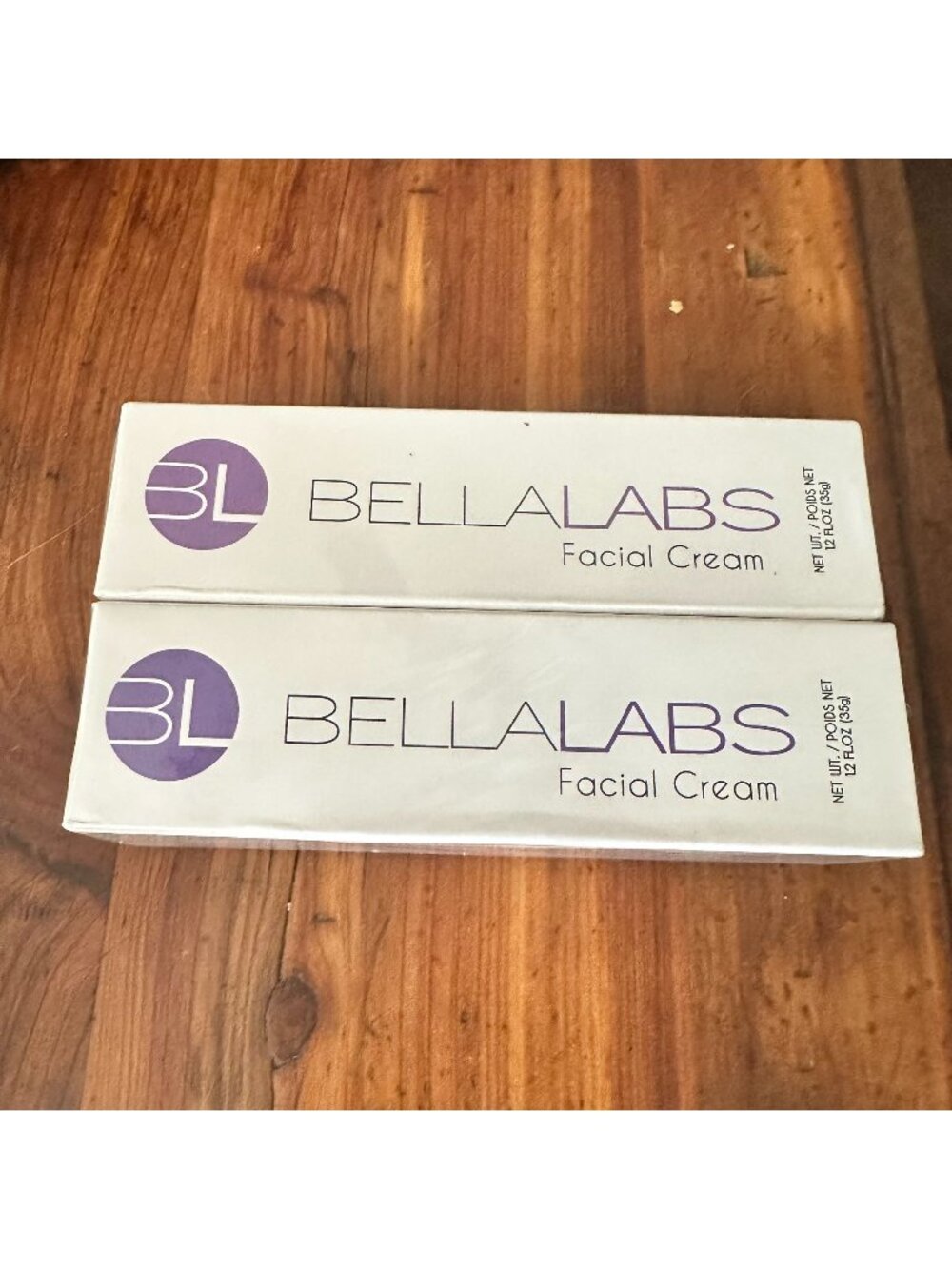 Two BellaLabs Facial Cream 1.2 Fl Oz Anti-Aging Formula Sealed Expired